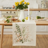 Дорожка на стол "Этель" Cotton 40х149 см, 100% хл, репс 220 г/м2 Дорожка на стол "Этель" Cotton 40х149 см, 100% хл, репс 220 г/м2