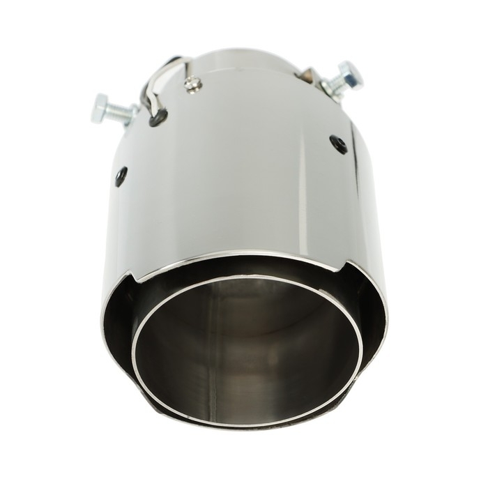 Насадка на глушитель, посадочный 63 мм, 12V, синяя подсветка, провод 15 см Насадка на глушитель, посадочный 63 мм, 12V, синяя подсветка, провод 15 см