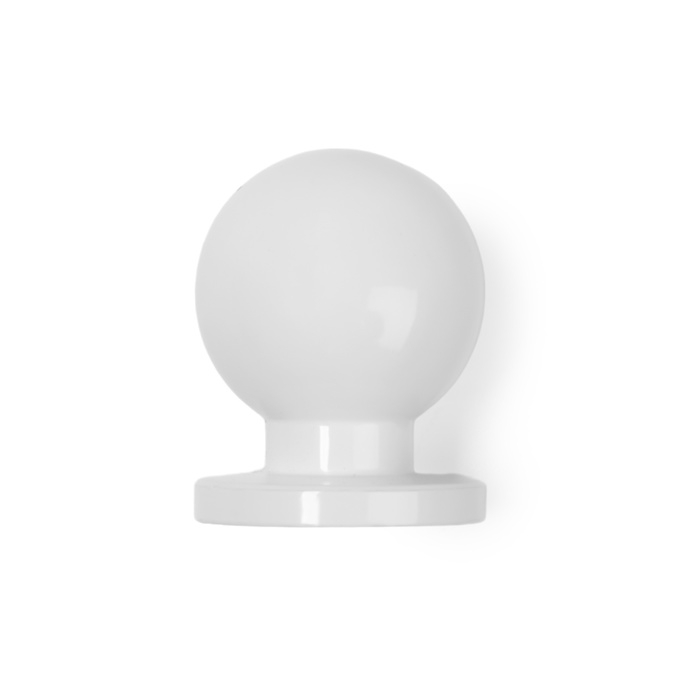 Ручка кнопка CAPPIO RK146, d=20 мм, цвет белый