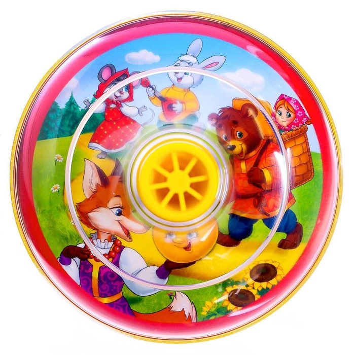 Юла прозрачная &laquo;Сказочные животные&raquo;, МИКС