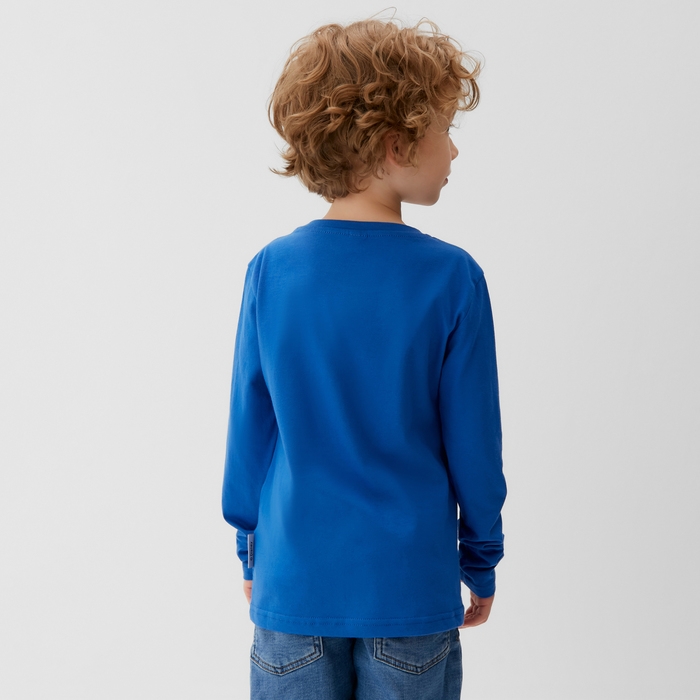 Футболка с длинным рукавом "Микки Маус и друзья", Disney, рост 110-116, синий