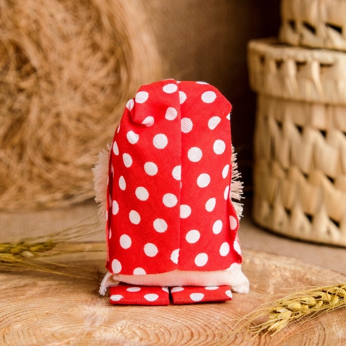 Оберег &laquo;Домовой с самоваром&raquo;, 12 см, микс