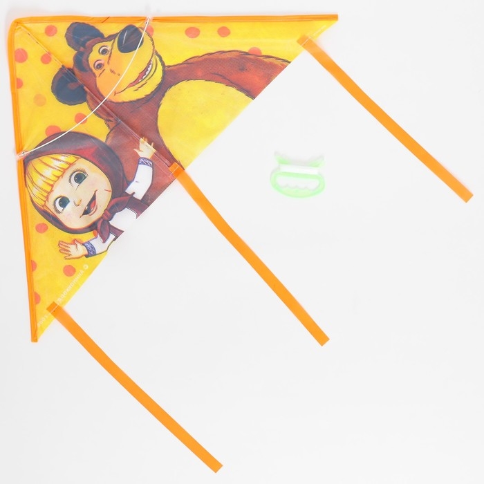 Воздушный змей &laquo;Друзья&raquo;, Маша и Медведь, 50 х 80 см