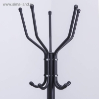 Вешалка напольная разборная, 55×55×174 см, цвет чёрный Вешалка напольная разборная, 55×55×174 см, цвет чёрный