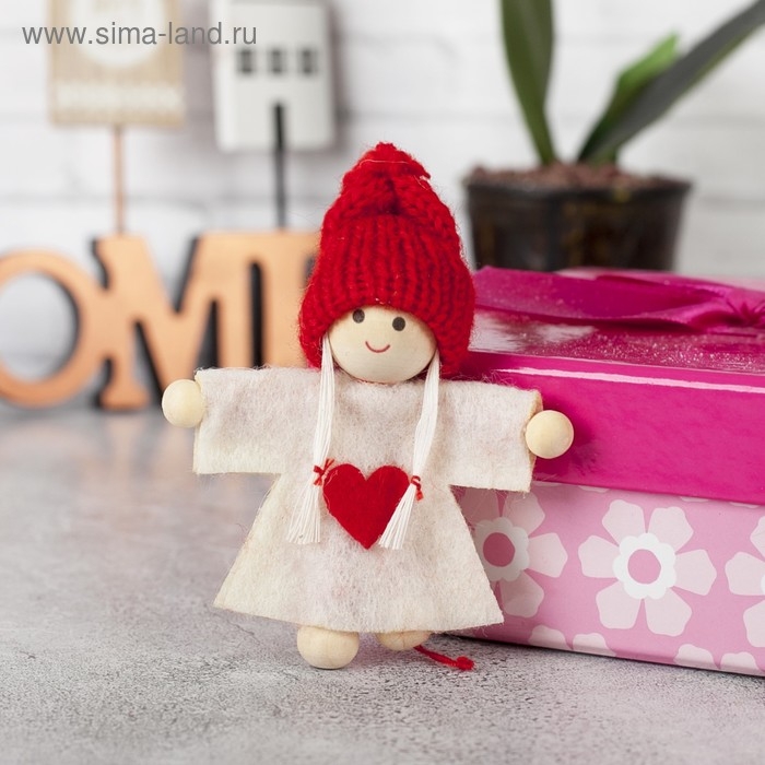 Игрушка - подвеска «Девочка с косичками», МИКС Игрушка - подвеска «Девочка с косичками», МИКС