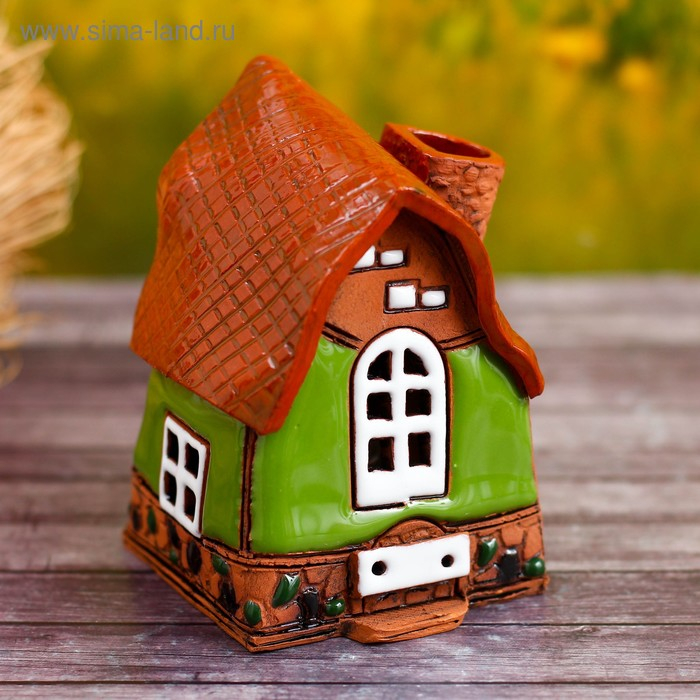 Аромалампа Домик &laquo;Забава&raquo;, малая, 9 см, ручная работа,  микс