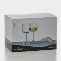 Набор стеклянных бокалов для вина &laquo;Баблс&raquo;, 490 мл, 6 шт