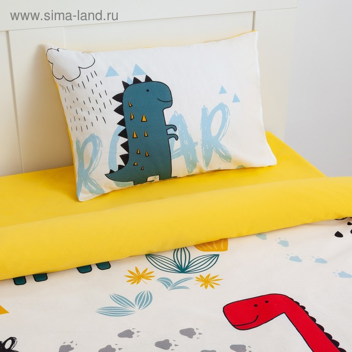 Постельное бельё &laquo;Этель&raquo; 1.5 сп Dinoparty 143х215 см, 150х214 см, 50х70 см -1 шт,100% хлопок, бязь