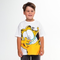 Футболка детская Гарфилд, цвет белый, рост 158-164 см (13-14 лет) Футболка детская Гарфилд, цвет белый, рост 158-164 см (13-14 лет)