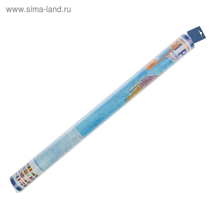 Карта мира политическая, 117 х 80 см, 1:28 млн Карта мира политическая, 117 х 80 см, 1:28 млн