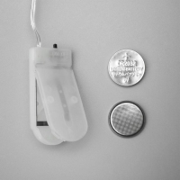 Гирлянда &laquo;Нить&raquo; 5 м роса, IP20, серебристая нить, 50 LED, батарейки CR2032х2 (в комплекте), свечение зелёное