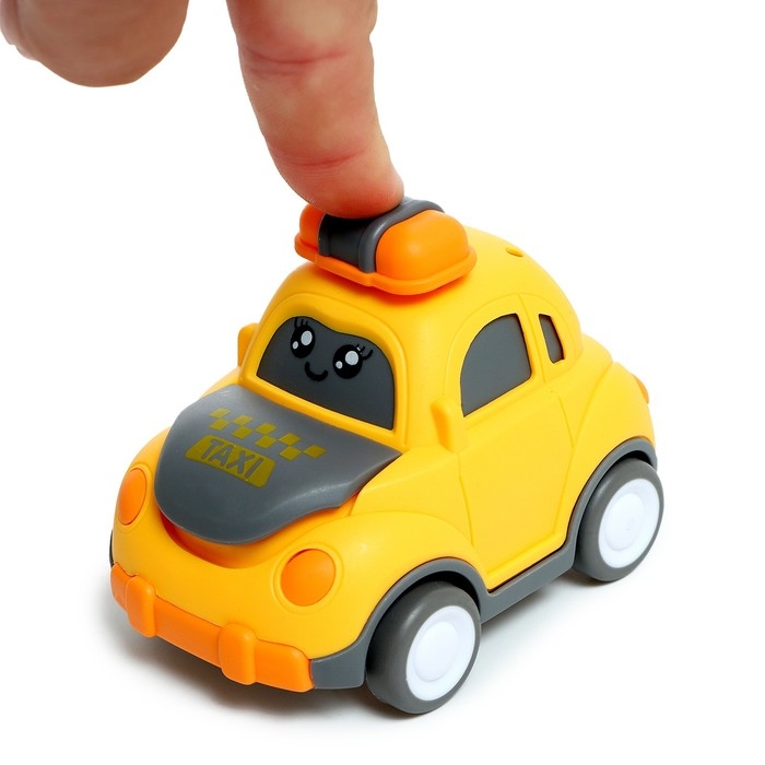 Машина инерционная &laquo;Глазки&raquo;, работает от нажатия, МИКС