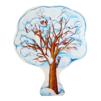 Плакат вырубной "Клён зимний" двухсторонний, 68 х 41 см Плакат вырубной "Клён зимний" двухсторонний, 68 х 41 см