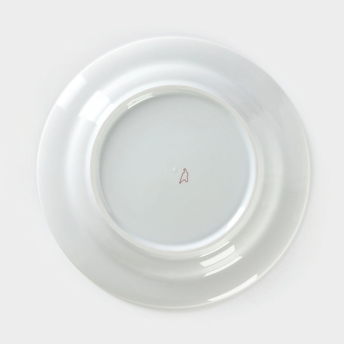 Тарелка фарфоровая &laquo;Розовый цветок&raquo;, d=24 см