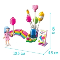 Конструктор Девчонки &laquo;Город&raquo;, 107 деталей