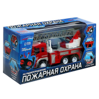 Машина радиоуправляемая «Пожарная охрана», свет и звук, стреляет водой, 1:16, работает от аккумулятора Машина радиоуправляемая «Пожарная охрана», свет и звук, стреляет водой, 1:16, работает от аккумулятора