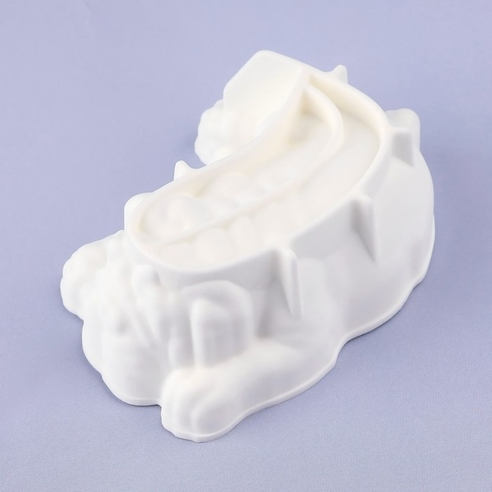 Молд &laquo;Пёсик&raquo;, силикон, 9,5&times;7&times;3,2 см, цвет белый