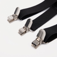 Подтяжки детские &laquo;Выбражулька&raquo;, ширина 2.5 см, бабочка, цвет чёрный