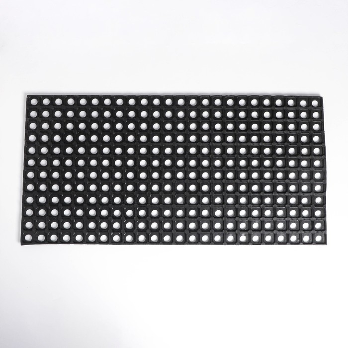 Коврик ячеистый грязесборный, 50&times;100&times;1,6 см, цвет чёрный