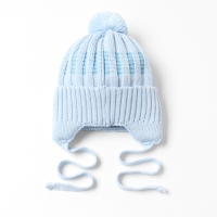 Шапка детская MINAKU, р-р 35-40, цвет голубой Шапка детская MINAKU, р-р 35-40, цвет голубой