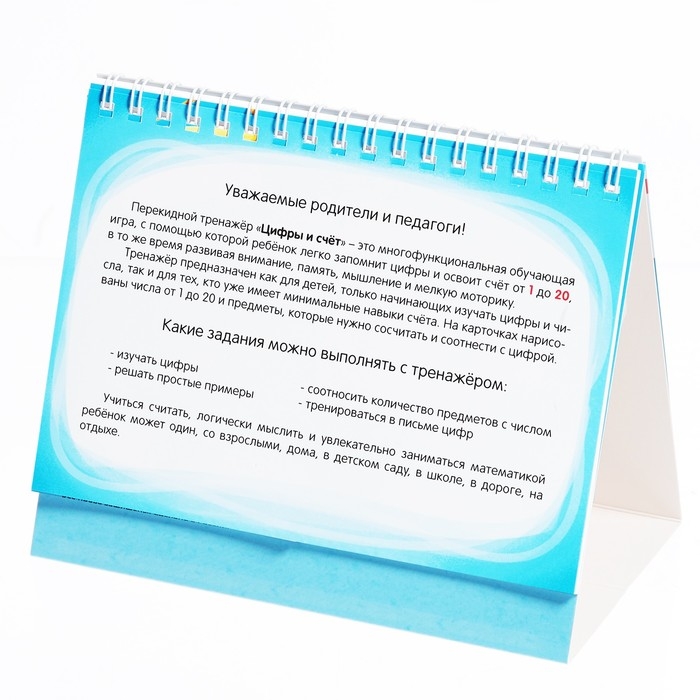 Настольный тренажёр &laquo;Цифры и счёт&raquo;, от 5 лет