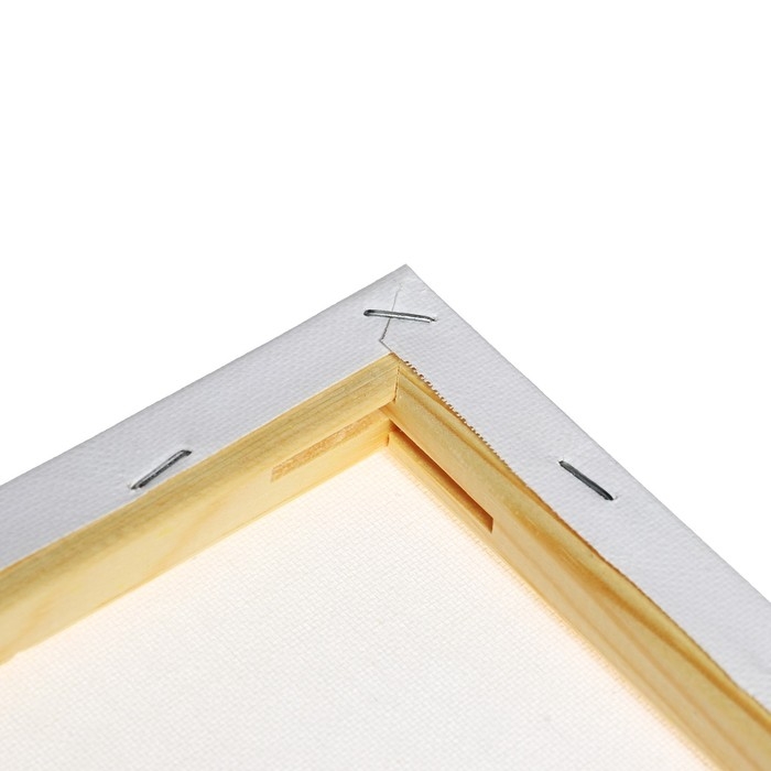 Холст на подрамнике 1,6х30х30 см, хлопок 100%, акриловый грунт, мелкозернистый, 280г/м&sup2;