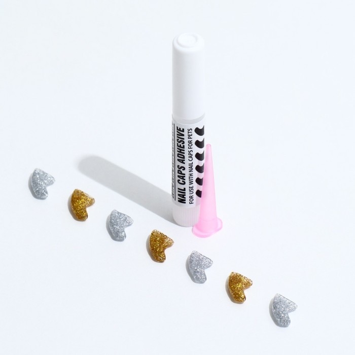 Когти накладные Когти накладные "Дуэт-Антицарапки" (40 шт), размер M, серебряные-золотые