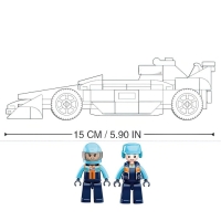 Конструктор гоночная машина &laquo;Болид&raquo; Sluban Автогонки, 210 деталей, 6+