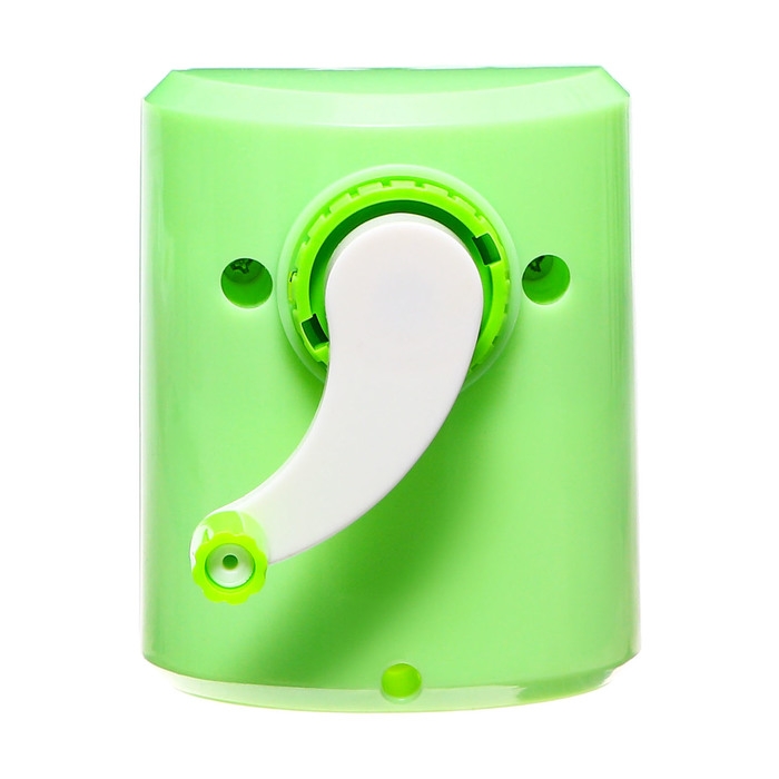 Точилка механическая с контейнером, Котик зеленый Точилка механическая с контейнером, Котик зеленый