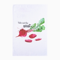 Полотенце Доляна Beet 40х60&plusmn;3см, 100% пэ, микрофибра