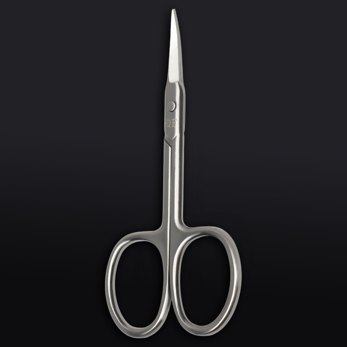 Ножницы маникюрные «Premium», загнутые, узкие, 9 см, на блистере, цвет серебристый Ножницы маникюрные «Premium», загнутые, узкие, 9 см, на блистере, цвет серебристый