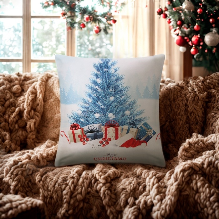 Новый год. Чехол на подушку Этель Новый год. Чехол на подушку Этель "Christmas" 40х40см,100% п/э