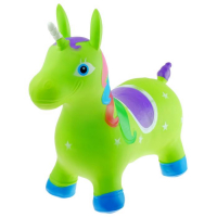 Попрыгун ZABIAKA &laquo;Единорог&raquo;, 58х26х52 см, 1300 г, цвет МИКС