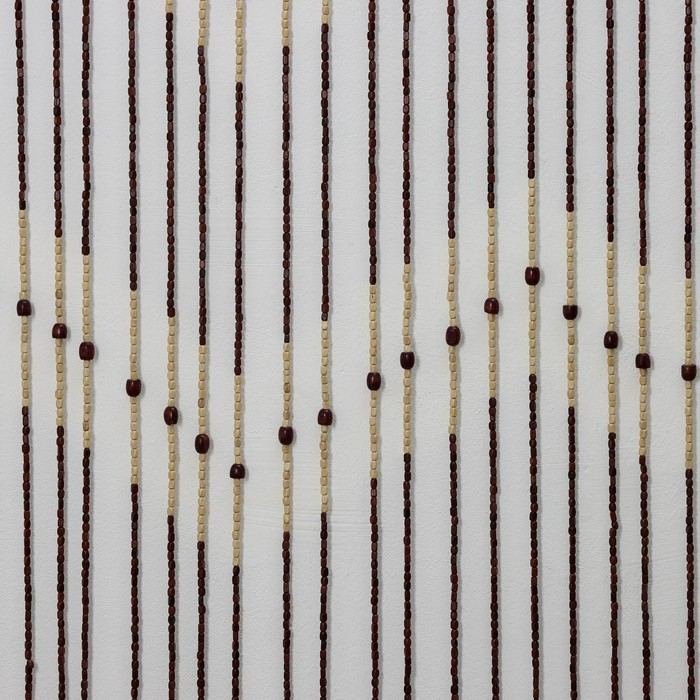 Занавеска декоративная деревянная, 90&times;175 см, 27 нитей