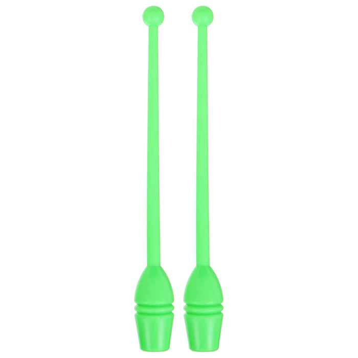 Булавы для художественной гимнастики вставляющиеся Grace Dance, 35 см, цвет зелёный