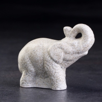 Статуэтка гжель &laquo;Индийский Слон&raquo;, бело-синий,керамика,