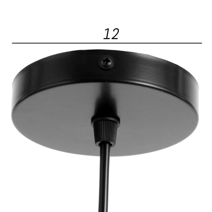 Светильник 1955/1BK E27 40Вт черный 27х27х20-170 см