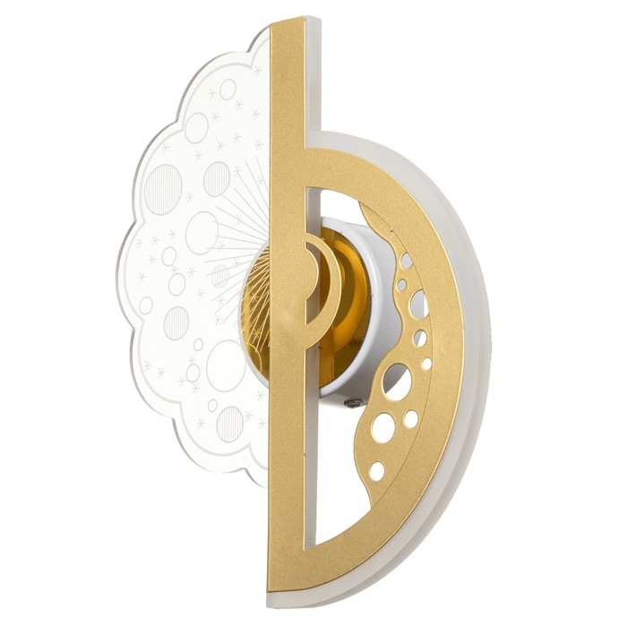 Бра Бра "Селдо 1" LED 20Вт 4000К золото 25х20х3,5 см