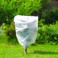 Чехол для растений, трапеция на шнурках, 100 &times; 80 см, спанбонд с УФ-стабилизатором, плотность 60 г/м&sup2;