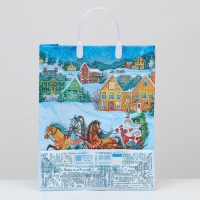 Новый год. Пакет "Пора чудес", мягкий пластик, 30х38 см.