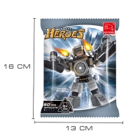 Конструктор Капитан &laquo;Космосолдат&raquo;, 60 деталей