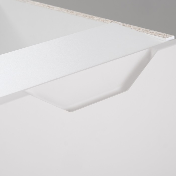 Шкаф напольный 800 Хельга, 800х500х824, Белый/Грей софт МДФ Шкаф напольный 800 Хельга, 800х500х824, Белый/Грей софт МДФ