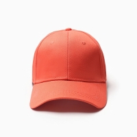 Кепка женская однотонная MINAKU цвет  оранжево-красный, р-р 58