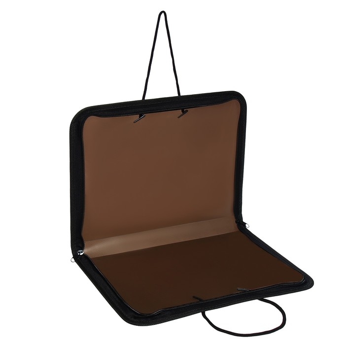 Папка для чертежей и рисунков А3, 460 х 320 х 25 мм, с ручками, пластиковая, молния вокруг, Папка для чертежей и рисунков А3, 460 х 320 х 25 мм, с ручками, пластиковая, молния вокруг, "Офис"