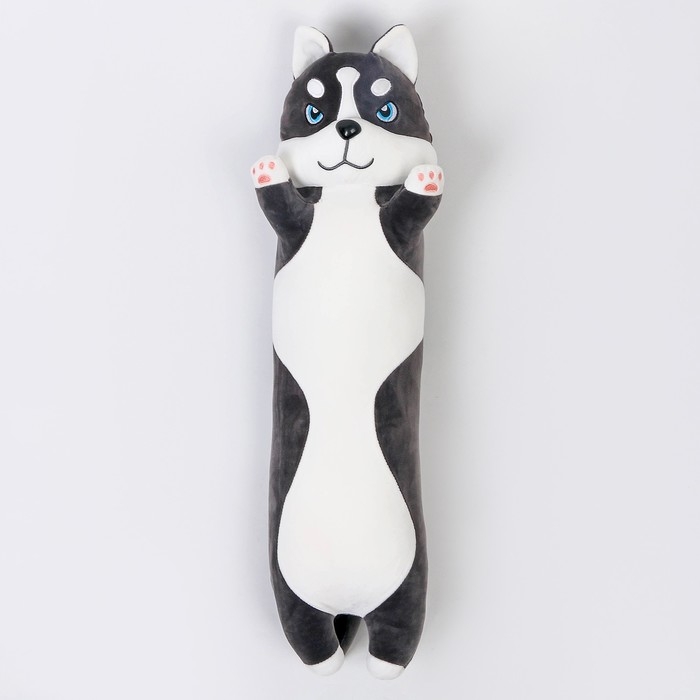 Мягкая игрушка &laquo;Хаски&raquo;, 65 см, цвет серо-белый
