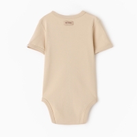 Боди детское MINAKU "Nature", цвет бежевый, рост 68-74 см