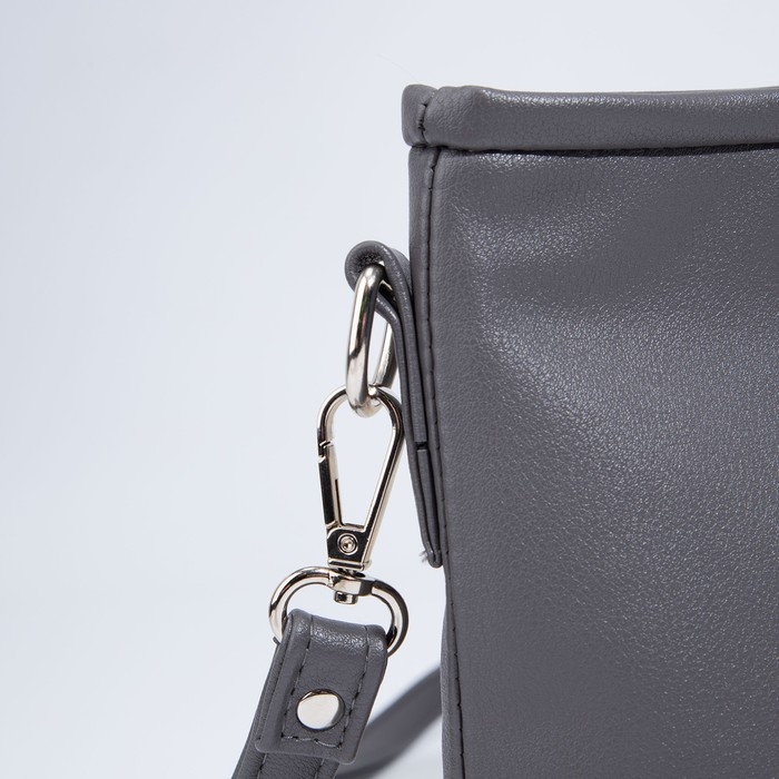 Сумка кросс-боди на молнии, цвет серый Сумка кросс-боди на молнии, цвет серый