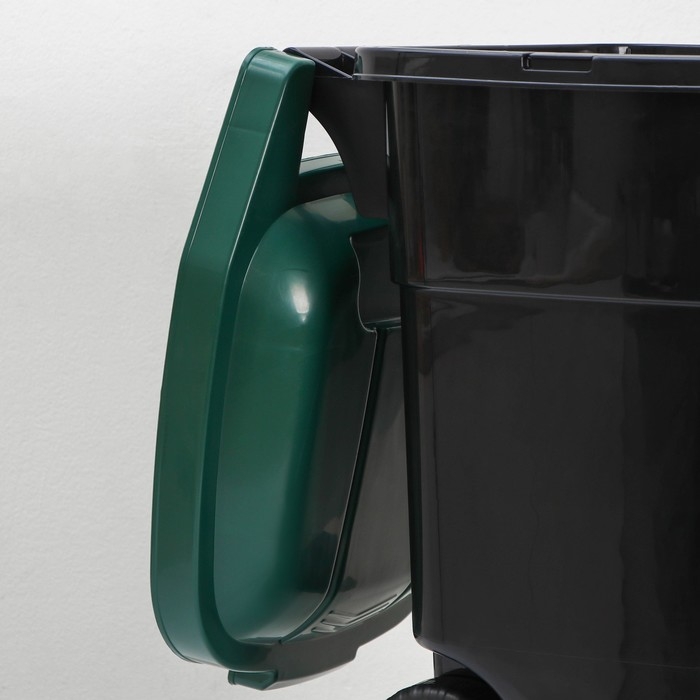 Мусорный бак &laquo;Садовый&raquo;, 65 л, на колёсиках, цвет микс