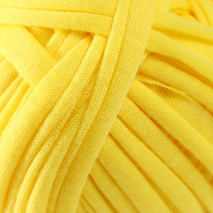 Пряжа трикотажная 100% хлопок Пряжа трикотажная 100% хлопок "Лентино mini" 100 гр 40 м цвет 24 ананасовый