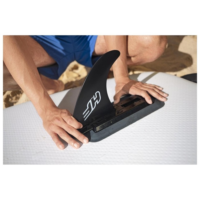 SUP-доска Bestway White Cap Convertible, 305&times;84&times;12 см, комплект: насос, лиш, киль, сумка, сиденье, 65341